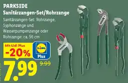 Lidl Parkside Sanitärzangen-Set/Rohrzange Angebot