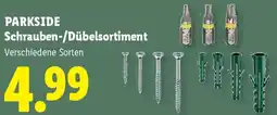 Lidl Parkside Schrauben-/Dübelsortiment Angebot