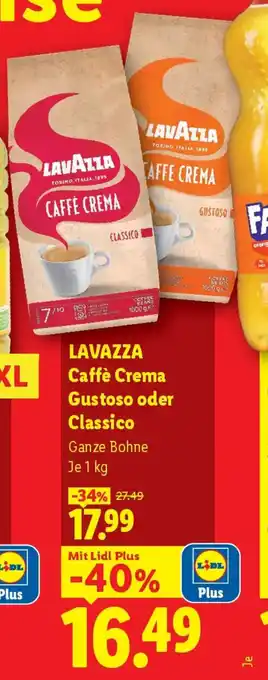 Lavazza caffè crema gustoso oder classico