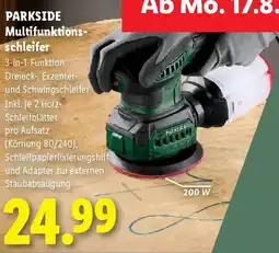 Lidl Parkside multifunktions- schleifer Angebot