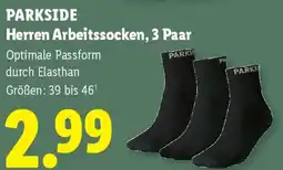 Lidl Parkside Herren Arbeitssocken Angebot