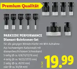 Lidl Parkside performance diamant-bohrkronen-set Angebot