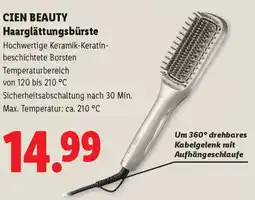 Lidl Cien beauty haarglättungsbürste Angebot