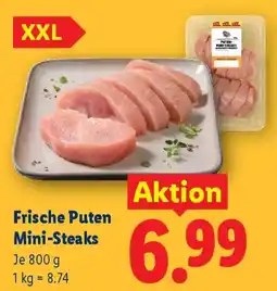 Lidl Frische Puten Mini-Steaks Angebot