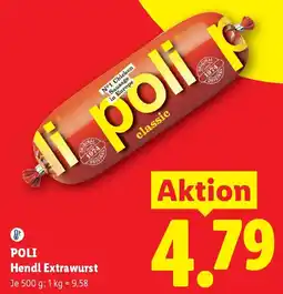 Lidl Poli Hendl Extrawurst Angebot