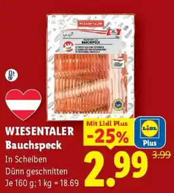 Lidl Wiesentaler bauchspeck Angebot