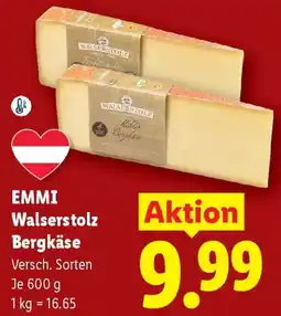 Lidl Emmi walserstolz bergkäse Angebot