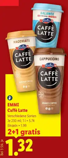 Lidl Emmi caffè latte Angebot