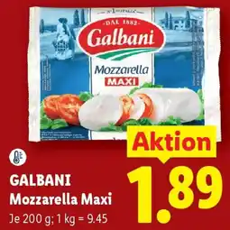 Lidl Galbani mozzarella maxi Angebot