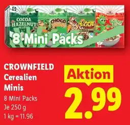 Lidl Crownfield cerealien minis Angebot