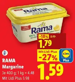 Lidl Rama Margarine Angebot