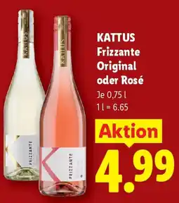 Lidl Kattus Frizzante Original oder Rosé Angebot