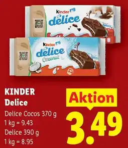 Lidl Kinder delice Angebot