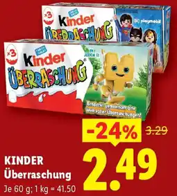 Lidl Kinder überraschung Angebot