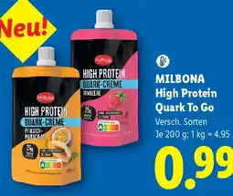 Lidl Milbona High Protein Quark To Go Angebot