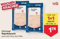 MPreis Hörtnagl Paprikawurst Angebot