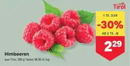 MPreis Himbeeren Angebot