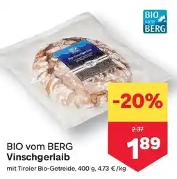 MPreis Bio vom berg vinschgerlaib Angebot
