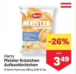 MPreis Harry Meister Krüstchen Aufbackbrötchen Angebot