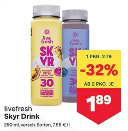 MPreis Live fresh Skyr Drink Angebot