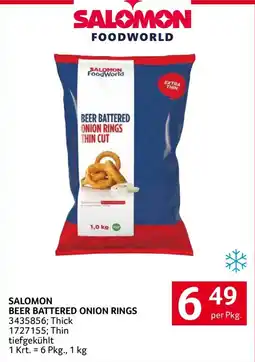 Transgourmet Salomon Beer Battered Onion Rings Angebot