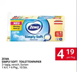 Transgourmet Zewa Simply Soft Toilettenpapier Angebot