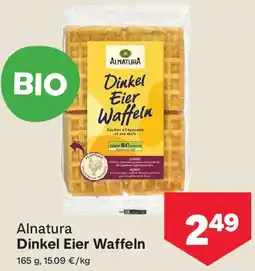 MPreis Alnatura Dinkel Eier Waffeln Angebot