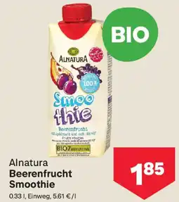 MPreis Alnatura Beerenfrucht Smoothie Angebot