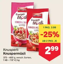 MPreis Knusperli Knuspermüsli Angebot