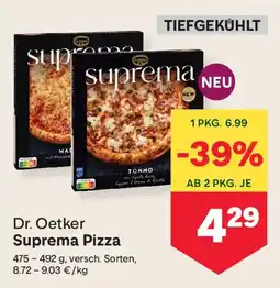 MPreis Dr. Oetker Suprema Pizza Angebot