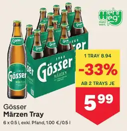 MPreis Gösser Märzen Tray Angebot