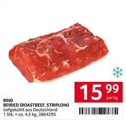Transgourmet Rind Beiried (Roastbeef, Striploin) Angebot