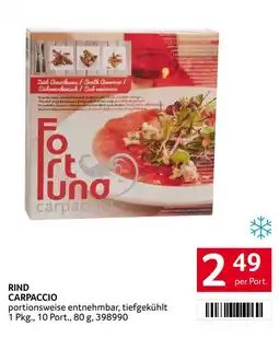 Transgourmet Fortuna Carpaccio Angebot