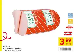 Transgourmet Berger Extrawurst Stange Angebot