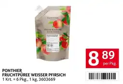 Transgourmet Ponthier Fruchtpüree Weisser Pfirsich Angebot
