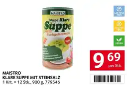 Transgourmet Maistro Klare Suppe mit Steinsalz Angebot