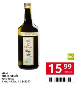 Transgourmet Mani Bio Olivenöl Angebot