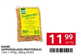 Transgourmet Knorr Suppeneinlagen Profiteroles Angebot