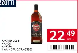 Transgourmet Havana Club 7 Anos Angebot