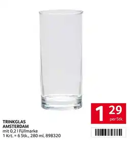 Transgourmet Trinkglas Amsterdam Angebot