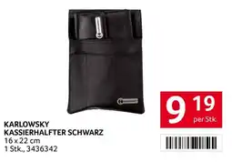 Transgourmet Karlowsky Kassierhalfter Schwarz Angebot