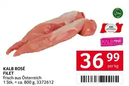 Transgourmet Kalb Rosé Filet Angebot
