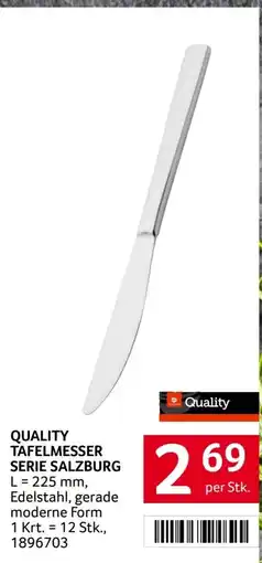 Transgourmet Quality Tafelmesser Serie Salzburg Angebot