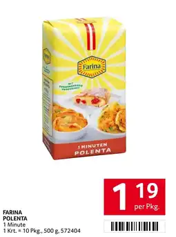 Transgourmet Farina Polenta 1 Minute Angebot