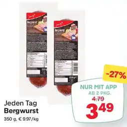 MPreis Jeden Tag Bergwurst Angebot