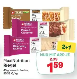 MPreis MaxiNutrition Riegel Angebot