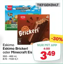 MPreis Eskimo Eskimo Brickerl oder Minecraft Eis Angebot