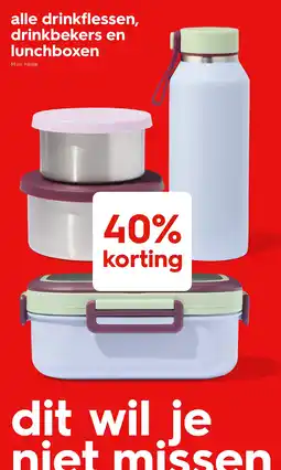 HEMA Alle drinkflessen, drinkbekers en lunchboxen Angebot