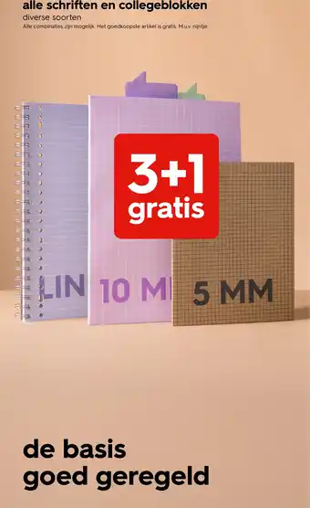 HEMA alle schriften en collegeblokken Angebot