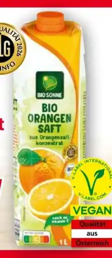 Norma Bio Sonne Bio-Orangensaft Angebot